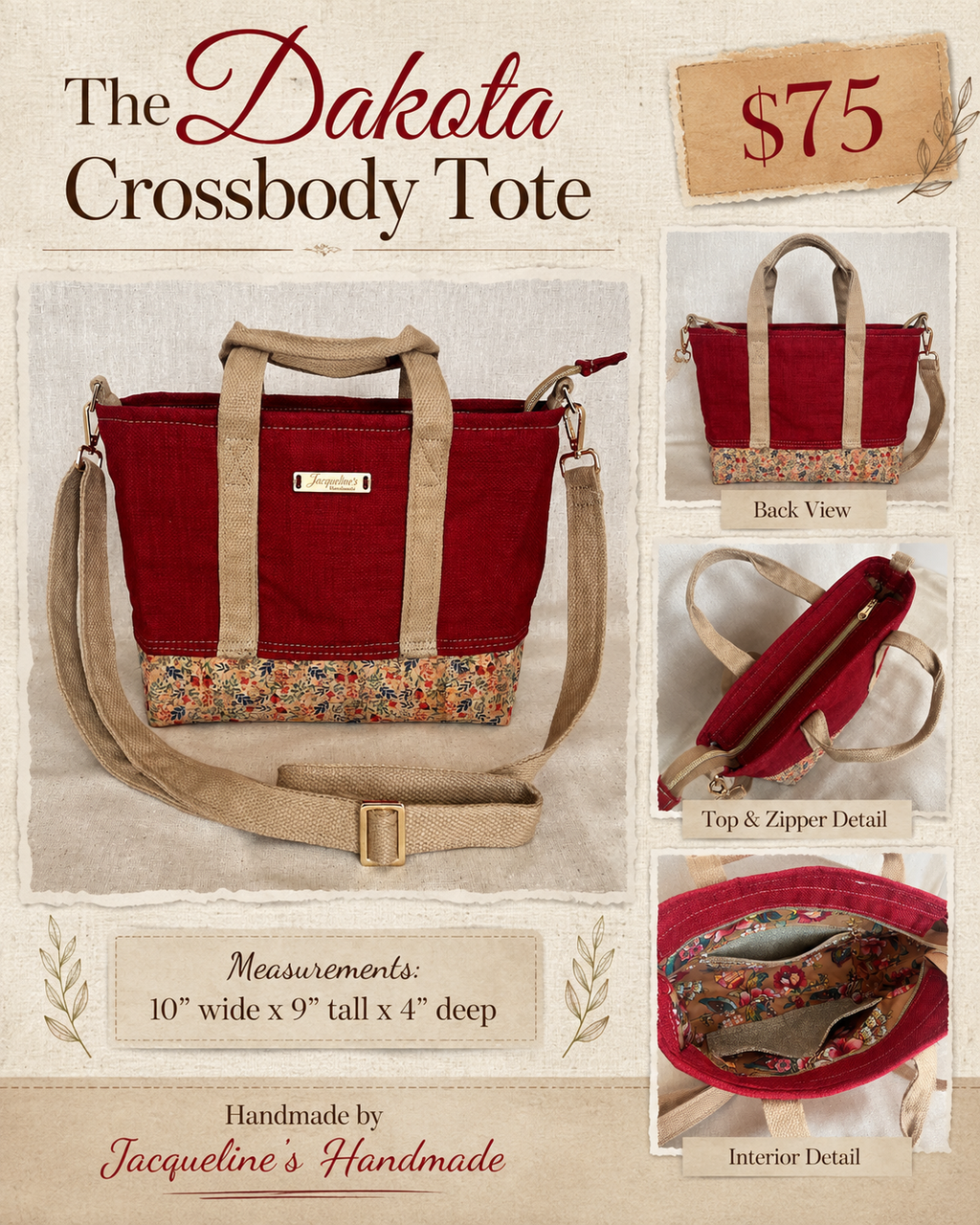 The Dakota Crossbody Tote