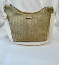 Medium Raffia Hobo Bag - Natural