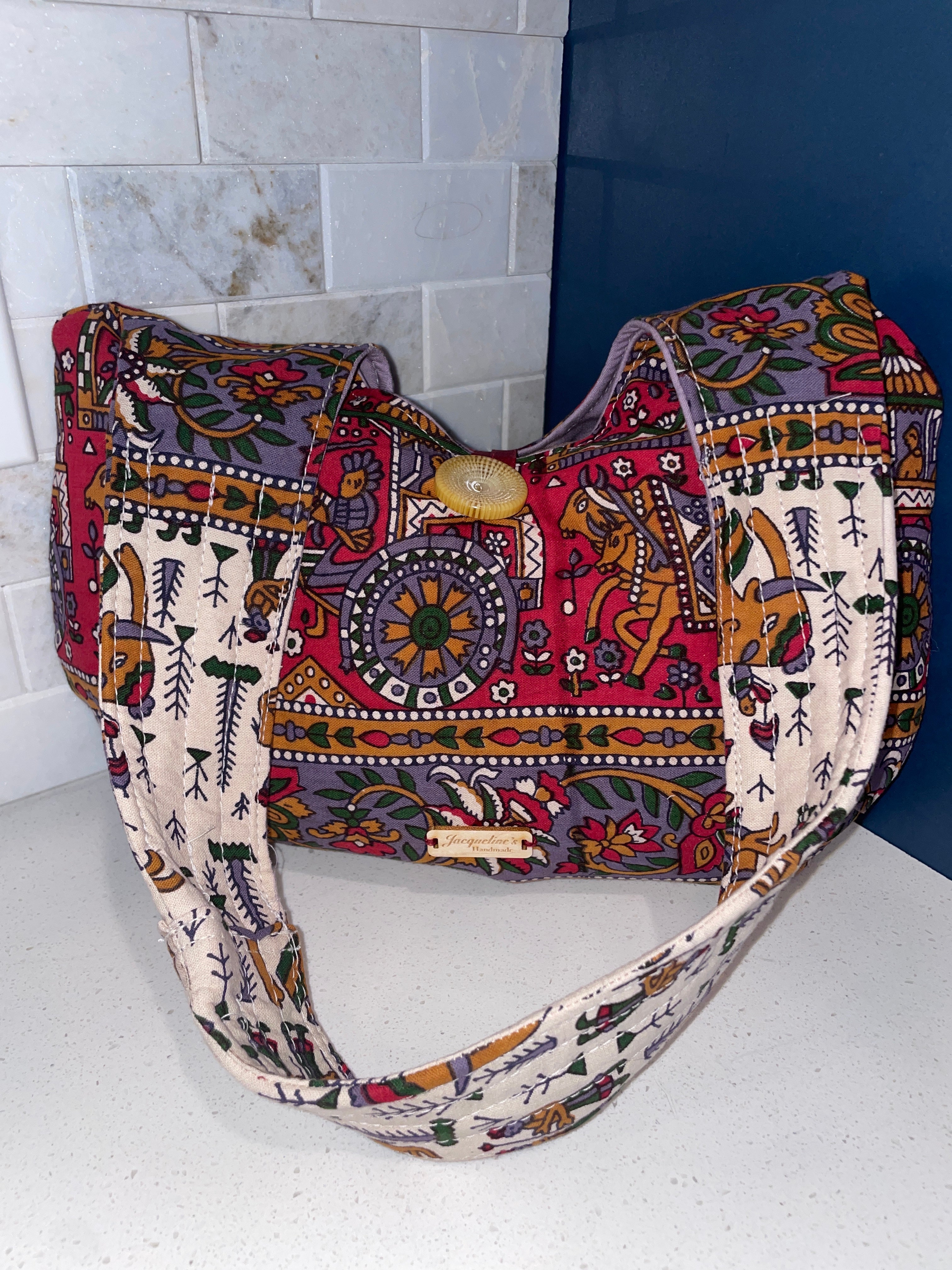 Small Boho Bag - Red