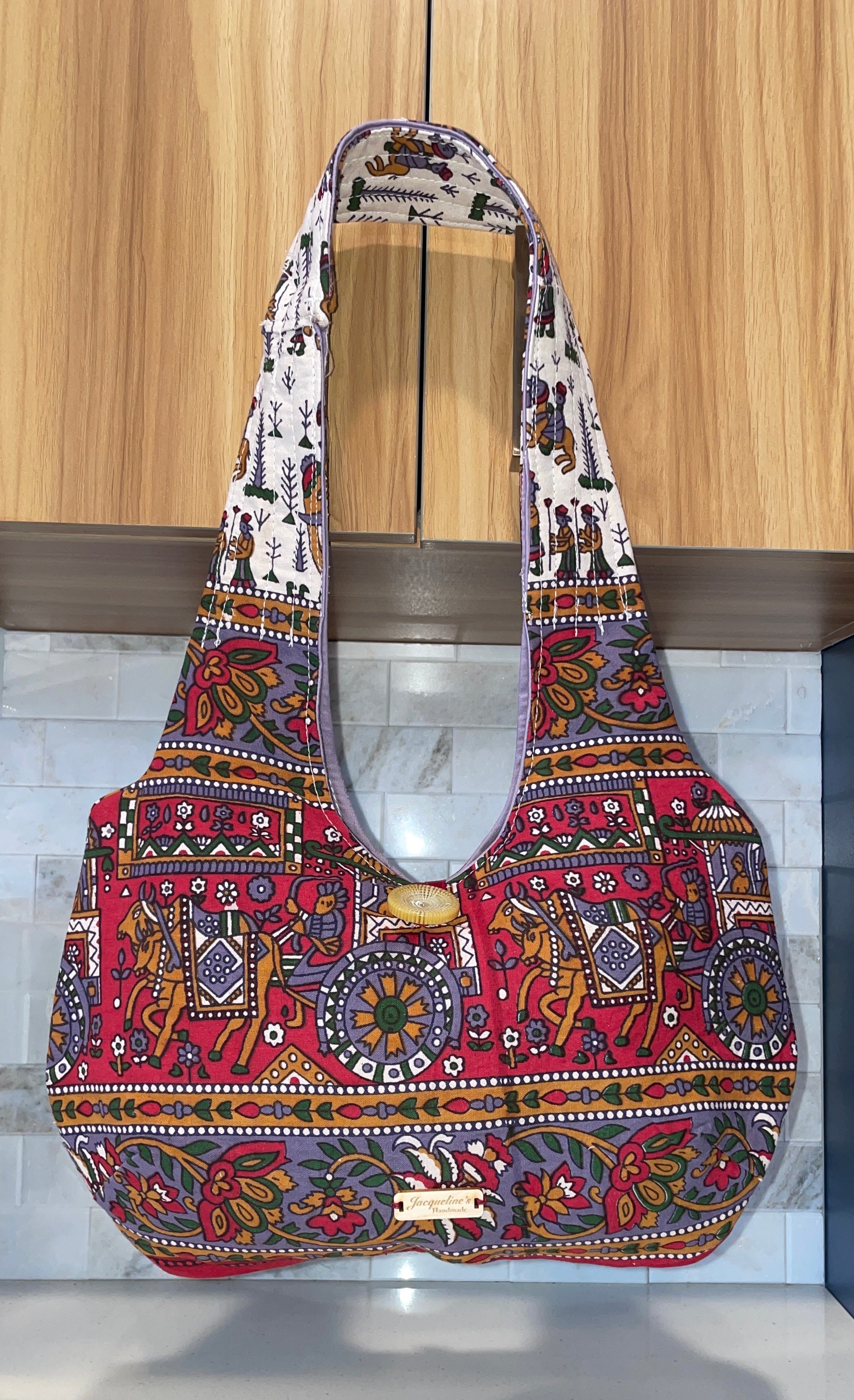 Small Boho Bag - Red