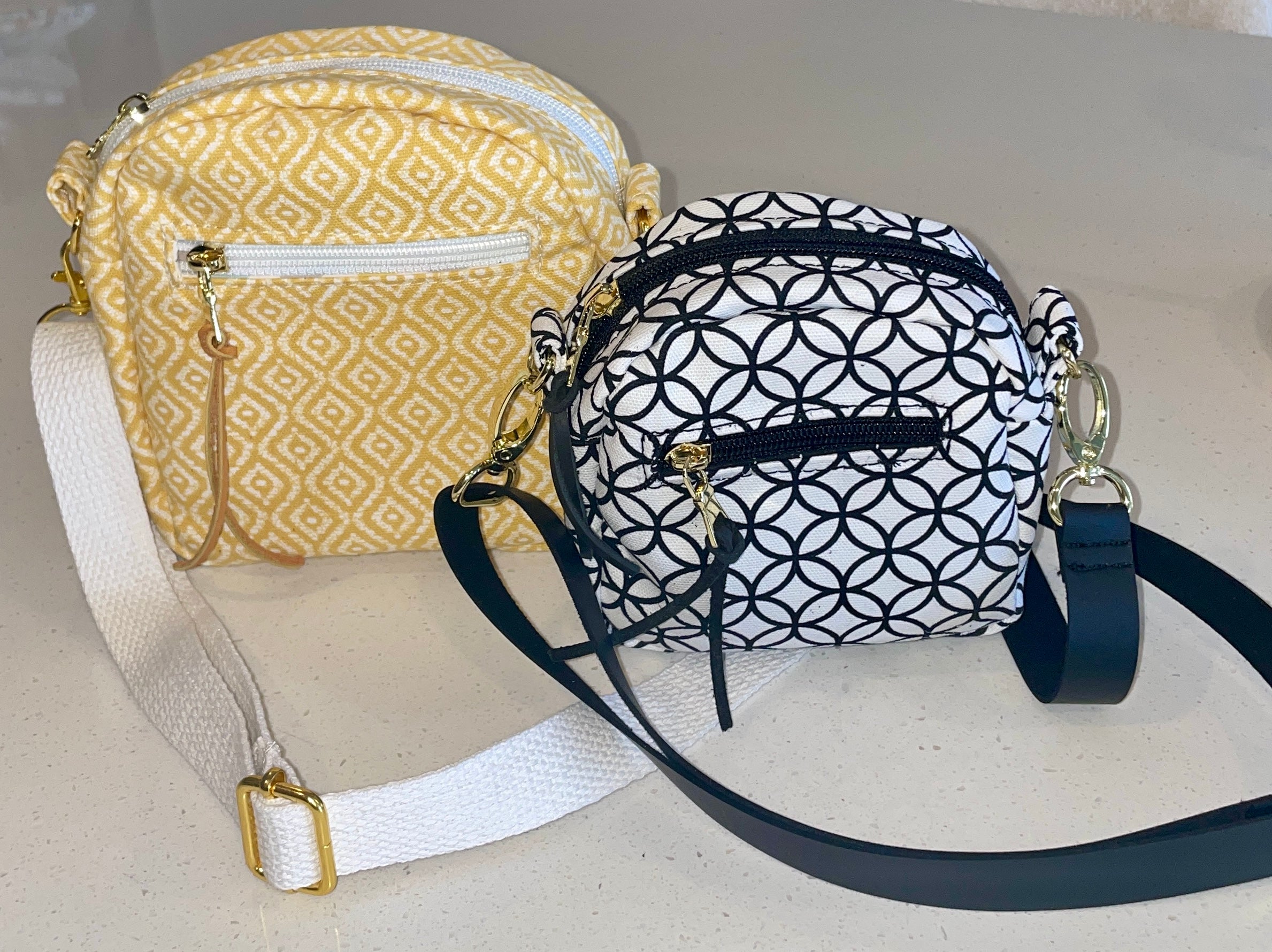 Mini Crossbody Bag - B&W
