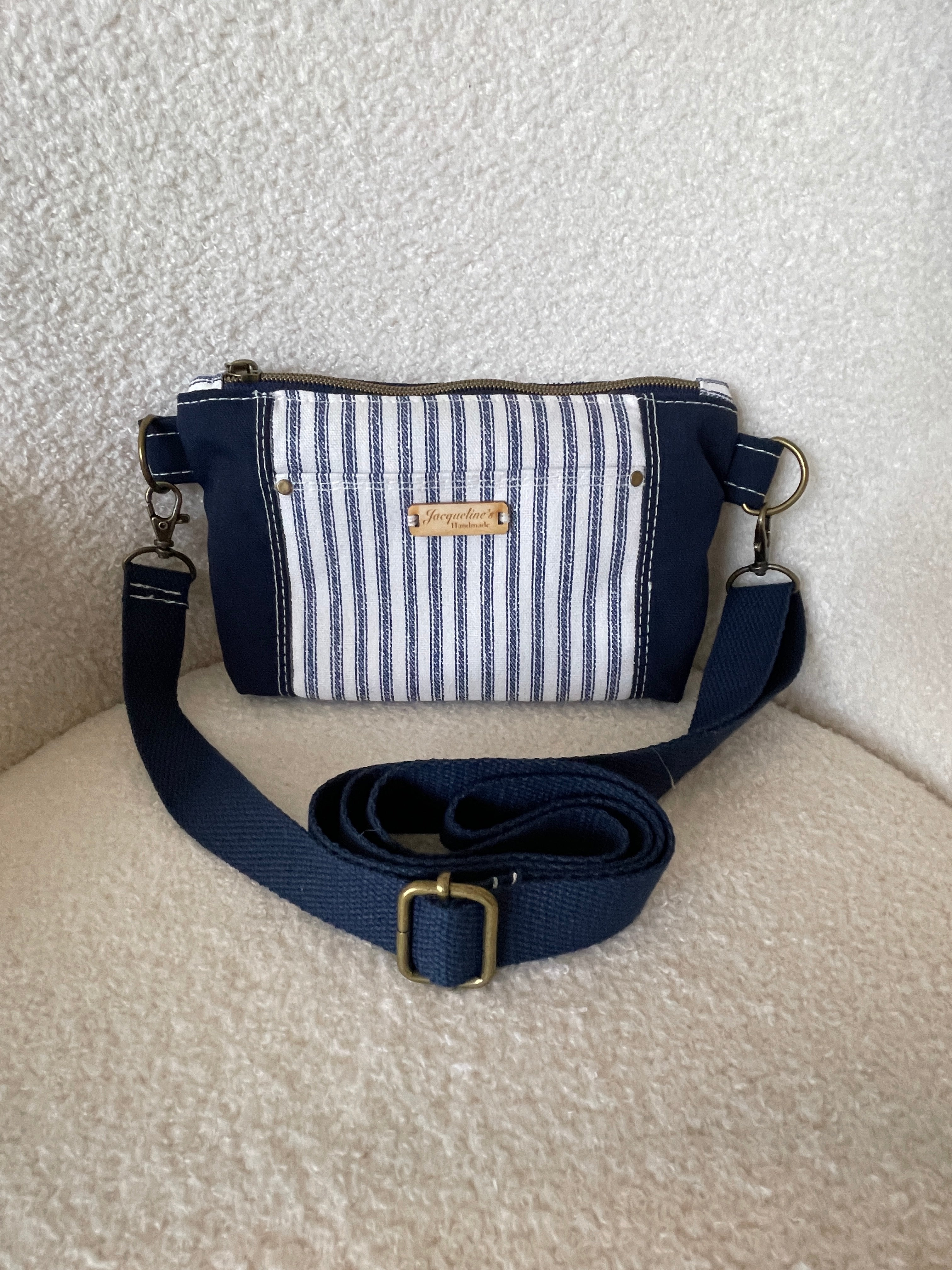 Two Pocket Norfolk Bag - Navy