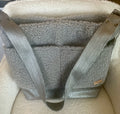 Grey Sherpa Hobo Bag